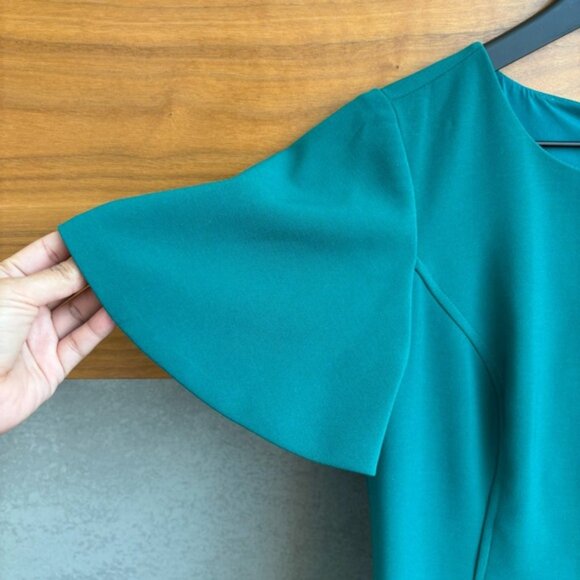 BADGLEY MISCHKA Flutter Sleeve Sheath Dress, Size 4 - Picture 6 of 12